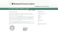 Desktop Screenshot of businessfinancialgroup.com