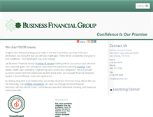 Tablet Screenshot of businessfinancialgroup.com