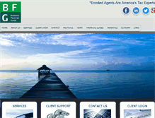 Tablet Screenshot of businessfinancialgroup.biz